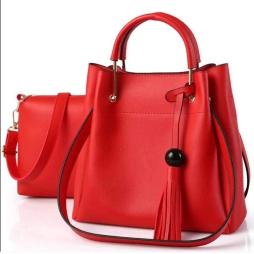 2 in 1 Tote Tassel Bag